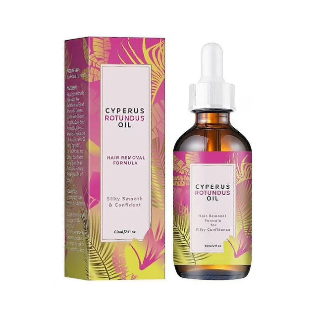 Aceite de Cyperus Rotundus para Reducción del Vello Corporal | Fórmula Natural 60 ml