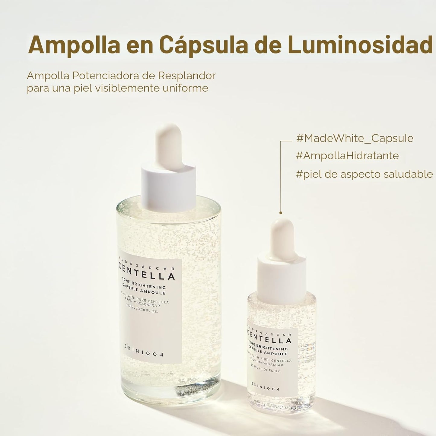 ENVIO GRATIS - Madagascar Centella Ampoule Kit – Set de 4 Sérums Coreanos Hidratantes y Calmantes (30 ml c/u)