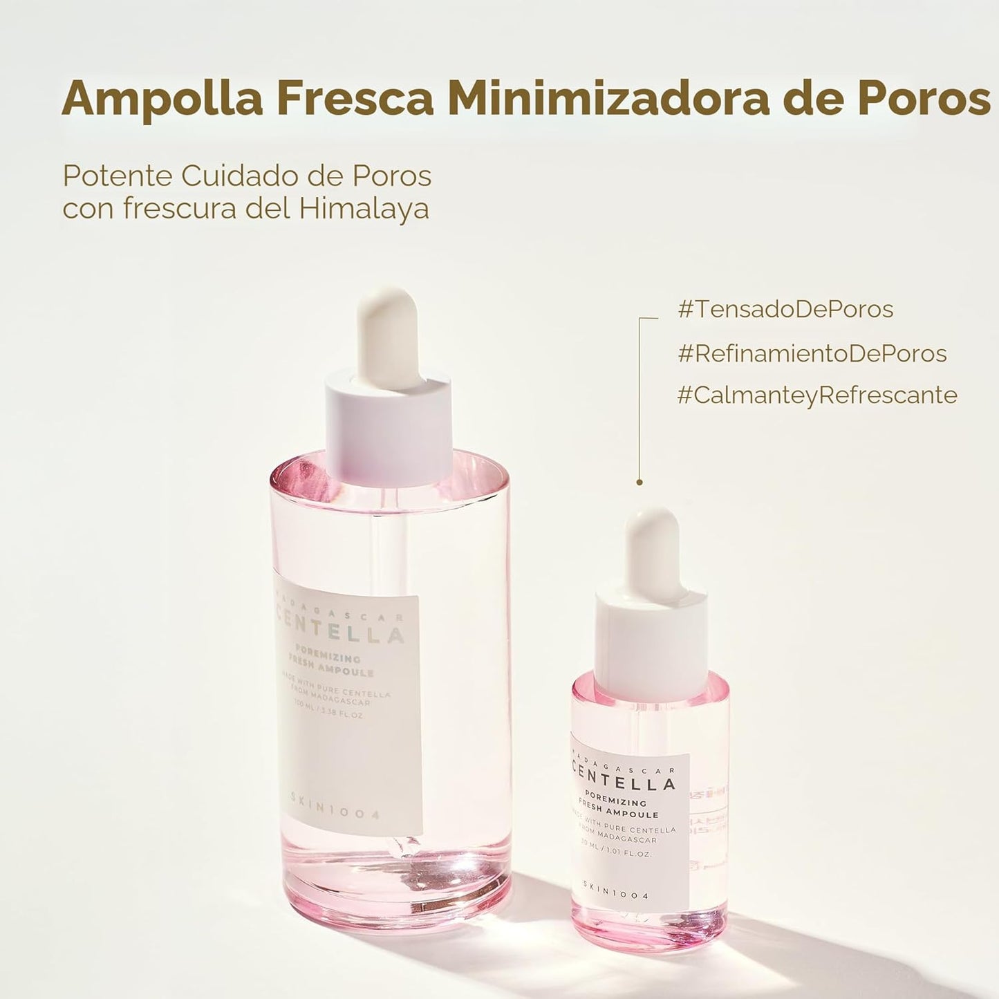 ENVIO GRATIS - Madagascar Centella Ampoule Kit – Set de 4 Sérums Coreanos Hidratantes y Calmantes (30 ml c/u)