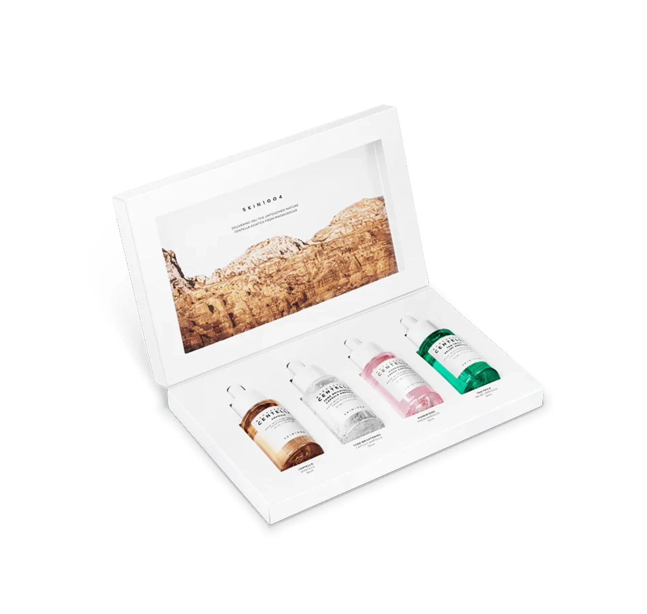 ENVIO GRATIS - Madagascar Centella Ampoule Kit – Set de 4 Sérums Coreanos Hidratantes y Calmantes (30 ml c/u)